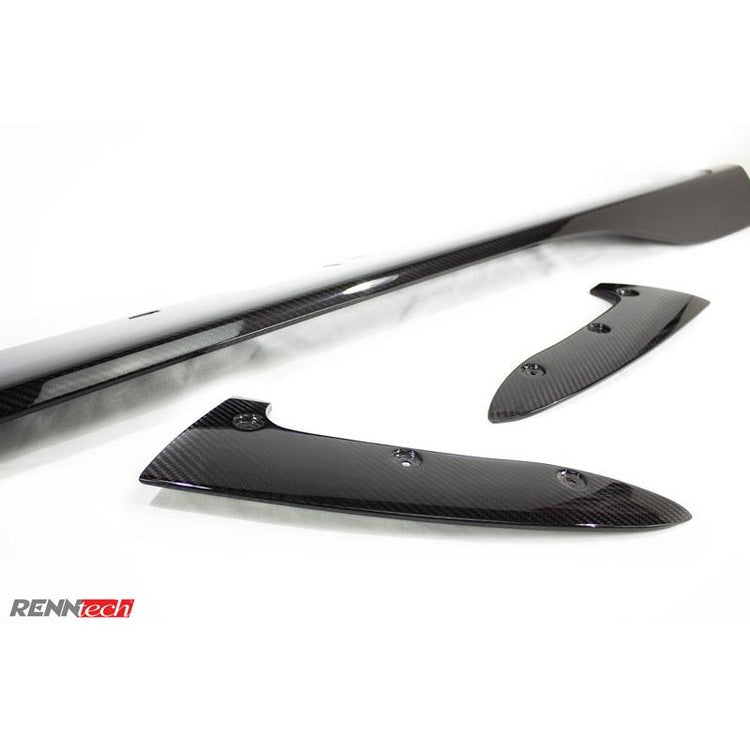 RennTech Aero Carbon Fiber Side Skirts For Mercedes-Benz C197 SLS AMG - AutoTalent
