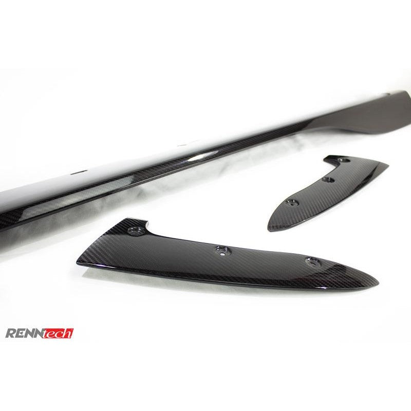 RennTech Carbon Fiber A2 Aero Side Skirts For Mercedes-Benz C197 SLS AMG GT - AutoTalent