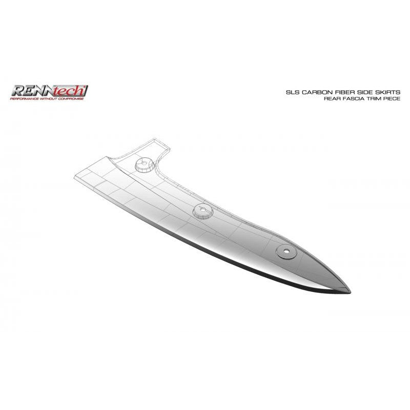 RennTech Aero Carbon Side Skirts For Mercedes-Benz SLS AMG - AutoTalent