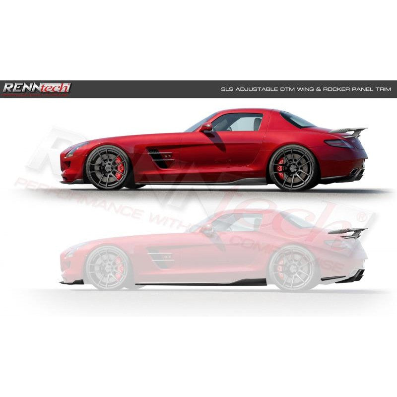 RennTech Carbon Side Skirts For Mercedes-Benz SLS AMG - AutoTalent