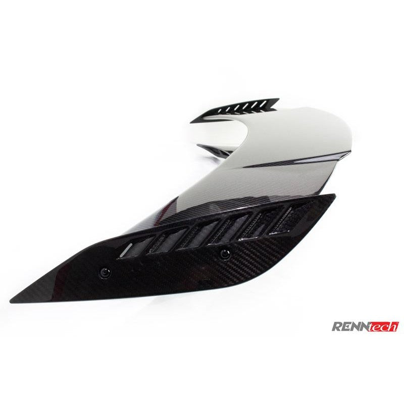 RennTech Carbon Adjustable Wing With Lip Spoiler For Mercedes-Benz SLS AMG - AutoTalnet