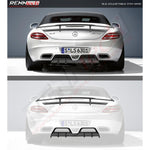RennTech Aero Carbon Rear Diffuser For Mercedes-Benz SLS AMG - AutoTalent