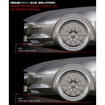 RennTech Aero Carbon Front Splitter For Mercedes-Benz C197 SLS AMG - AutoTalent