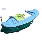 RennTech Aero Carbon Front Splitter For Mercedes-Benz C209 CLK 63 AMG Black Series - AutoTalent