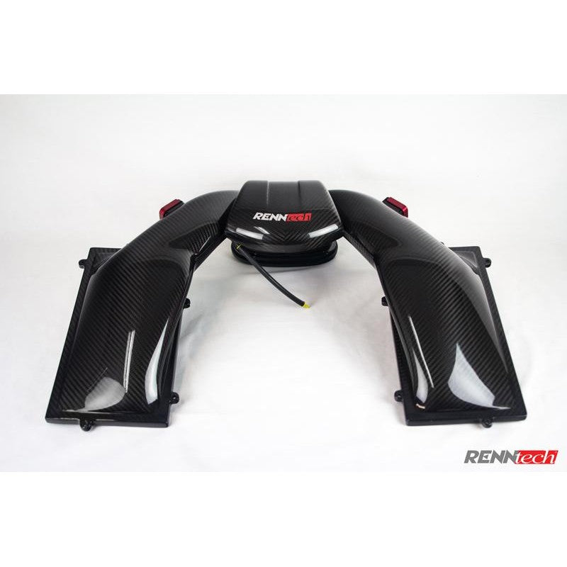 RennTech R2 Performance Carbon Fiber Airbox For Mercedes-Benz C209 CLK 63 AMG Black Series - AutoTalent