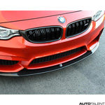 RKP Carbon Front Lip 1x1 Red Weave - autotalent