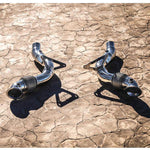 RYFT Titanium Race Downpipe Kevlar Heat Shield | Ferrari 488 Pista