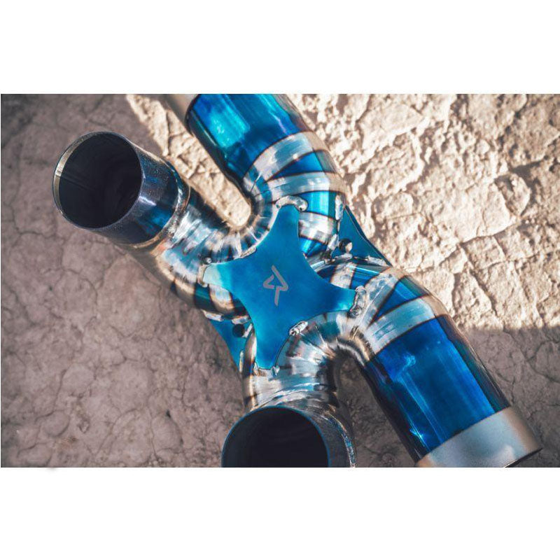 RYFT Titanium Exhaust Race Downpipe | Ferrari 458 Italia / Spider