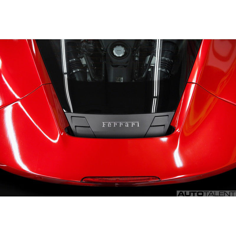 Capristo Aero Carbon Rear Air Guide For Ferrari 488 - AutoTalent