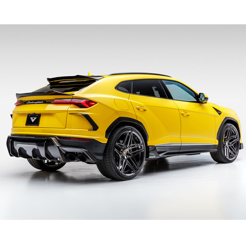 Vorsteiner Rampante Edizione Aero Rear Diffuser Carbon Fiber PP 2x2 Glossy For Lamborghini Urus 2018-2020