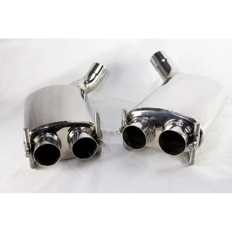 RennTech Exhaust Stainless Steel Muffler For Mercedes-Benz C216 CL 65 AMG - AutoTalent