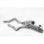 RennTech Exhaust SS Sport Axle-back With Electronic Valves For Mercedes-Benz W205 C63 AMG - AutoTalent