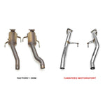 Fabspeed Secondary Cat Bypass Pipes for Porsche 957 Cayenne Turbo/Turbo S 2008-2010