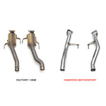 Fabspeed Secondary Cat Bypass Pipes for Porsche 955 Cayenne Turbo/Turbo S 2002-2007