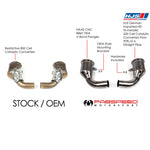 Fabspeed Sport Catalytic Converters For Porsche 992 Twin Turbo / Twin Turbo S 2021