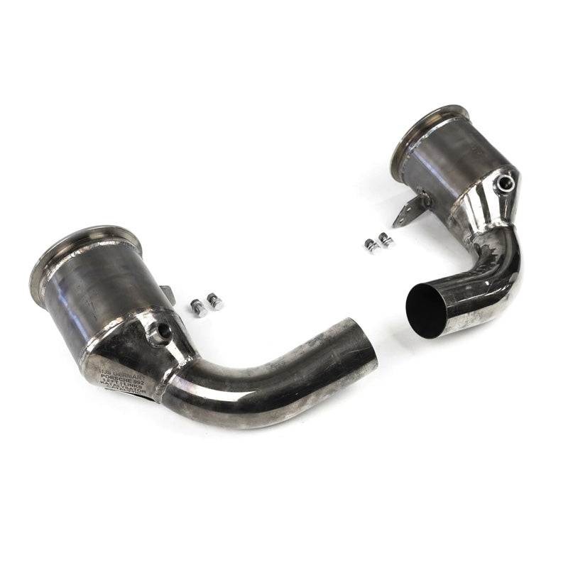 Fabspeed Sport Catalytic Converters For Porsche 992 Twin Turbo / Twin Turbo S 2021