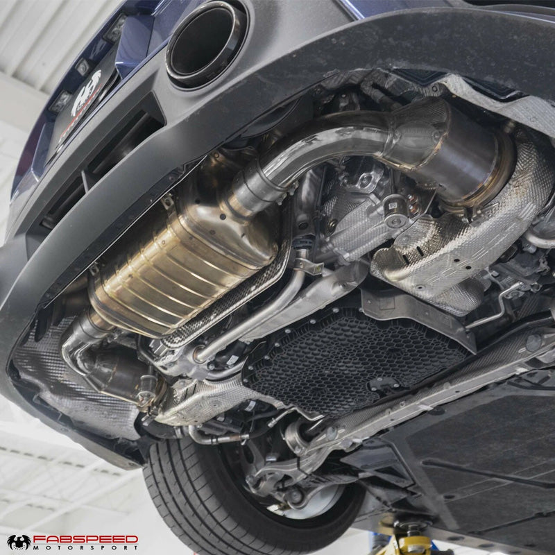 Fabspeed Sport Catalytic Converters For Porsche 992 Twin Turbo / Twin Turbo S 2021