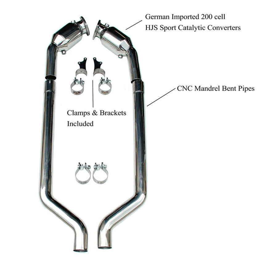 Fabspeed Sport Catalytic Converters for Maserati GranTurismo 2008-2019