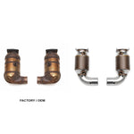 Fabspeed Sport Catalytic Converters for Porsche 991.2 Turbo / Turbo S 2017-2019