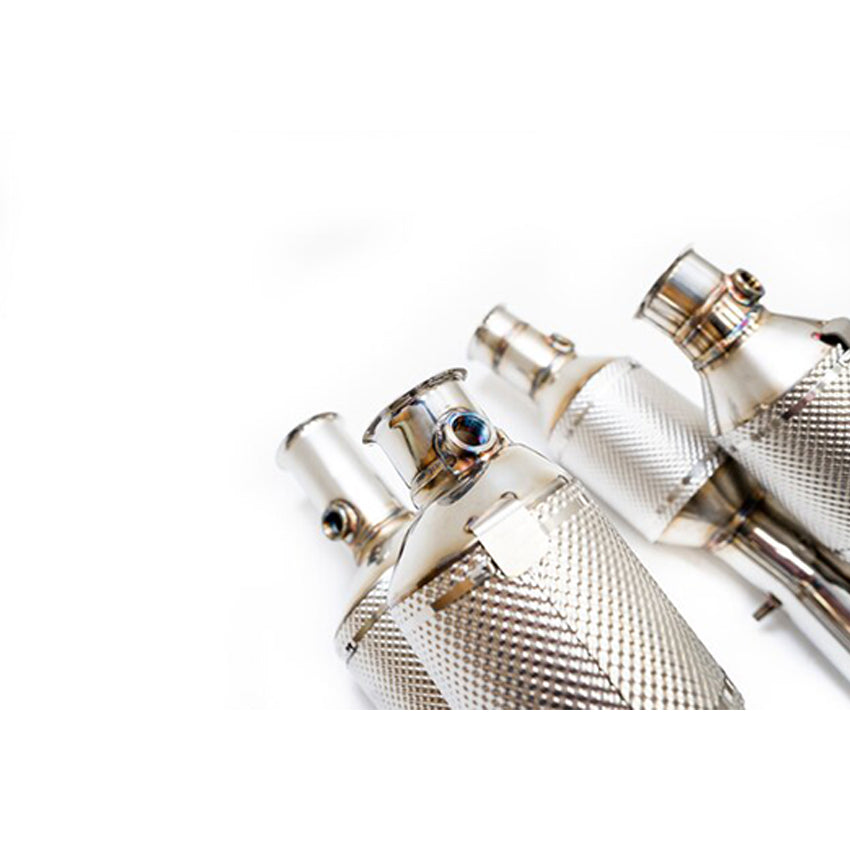 Fabspeed Sport Catalytic Converters for Lamborghini Aventador SVJ 2018-2020