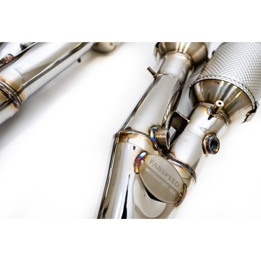 Fabspeed Sport Catalytic Converters for Lamborghini Aventador SVJ 2018-2020