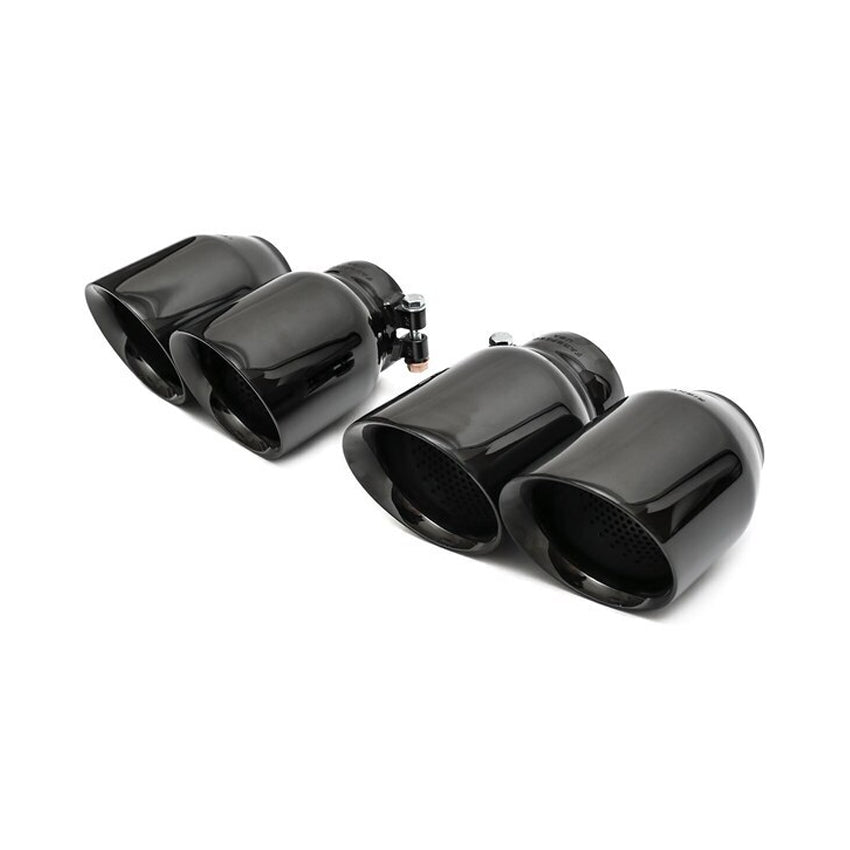 Fabspeed Muffler Bypass Pipes with Quad Style Tips for BMW F90 M5 2017-2021