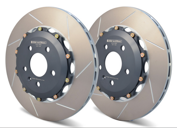 Pair of Rear Rotors for Audi B8 S4 and S5 Girodisc Brand