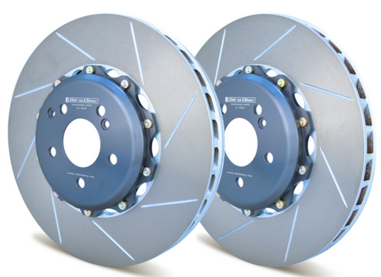 Pair of Girodisc Rear Rotors for 2008-2012 Mercedes Benz C63 W204 AMG