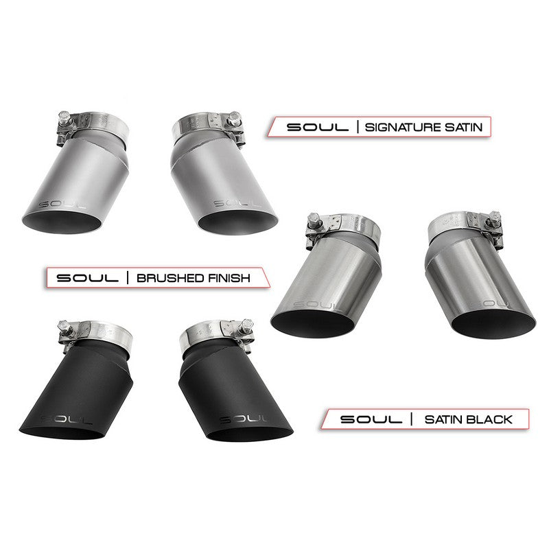 Soul Performance Sport X-Pipe Exhaust Tips For Porsche 997.1 Turbo - AutoTalent