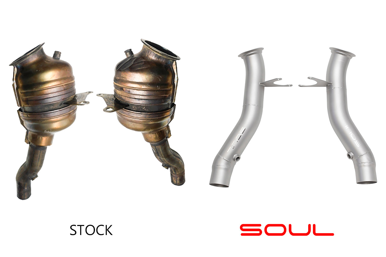 Soul Performance Cat Bypass Pipes | Ferrari 458 2010-2015