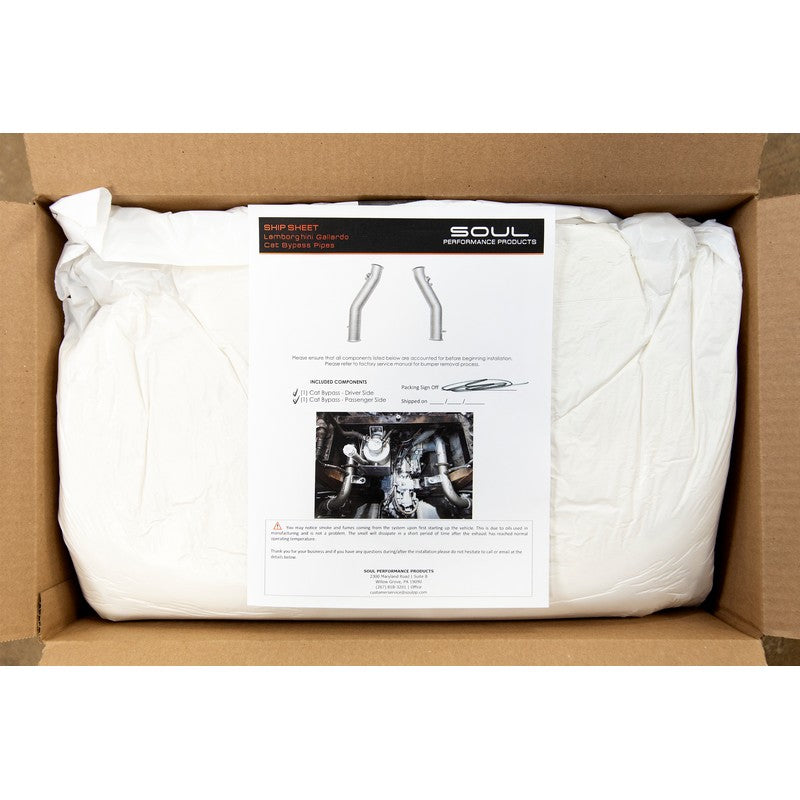 Soul Performance Muffler Bypass Exhaust System For Gallardo - AutoTalent