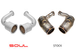 Soul Performance Sport Catalytic Converter Downpipes | Porsche Cayenne 4.0L TT 2019+