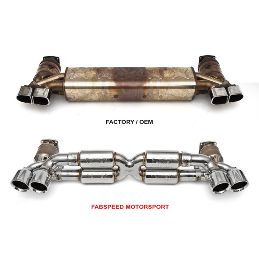 Fabspeed Supersport STREET Performance Package for Porsche 991.2 Turbo / Turbo S 2013-2016