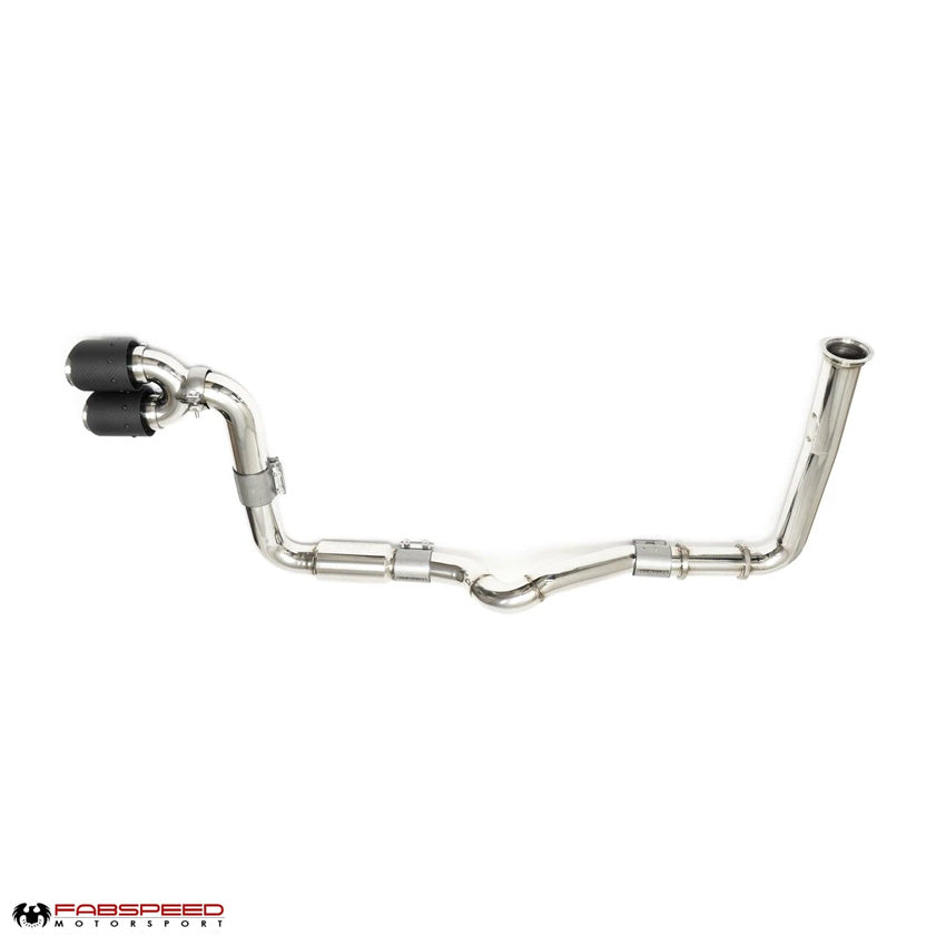 Fabspeed Supercup Turboback Exhaust System for Porsche 718 Boxster/Cayman 2017-2021