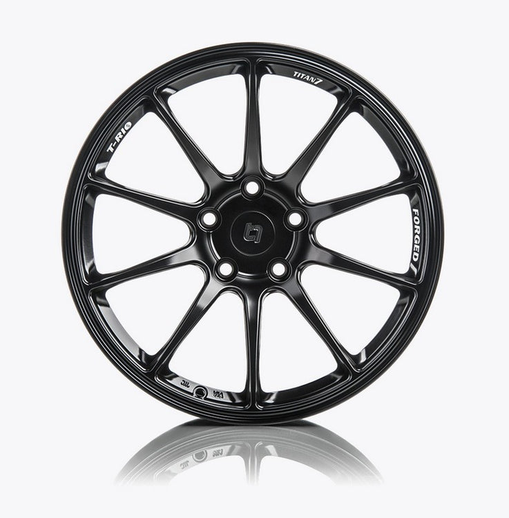 Titan 7 18 Inch T-R10 Machine Black Forged Wheels For Volkswagen Golf R, GTI MK7 - AutoTalent
