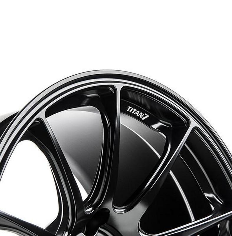 Titan 7 18 Inch T-R10 Machine Black Forged Wheels For Honda Civic - AutoTalent