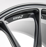 Titan 7 18 Inch T-R10 Satin Titanium Wheels For Subaru Wrx Sti - AutoTalent