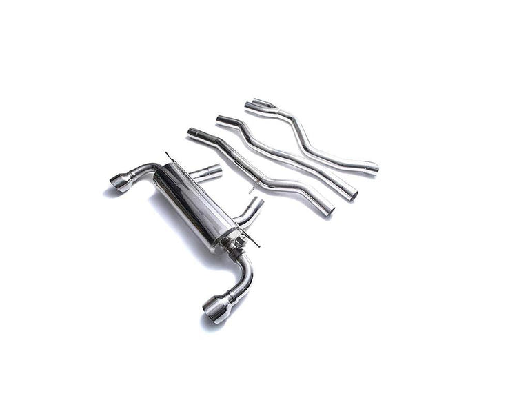 ARMYTRIX Stainless Steel Valvetronic Catback Exhaust System Dual Chrome Silver Tips OE Actuator For Toyota Supra 3.0 Turbo A90 2020-2021