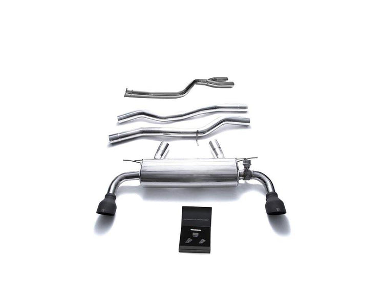 ARMYTRIX Stainless Steel Valvetronic Catback Exhaust System Dual Matte Black Tip For Toyota Supra A90 2020+