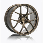 A side view of the Titan 7 T-S5 Forged Split 5 Spoke JDM Wheels in Techna Bronze for 18" TOYOTA GR SUPRA 2019-2022