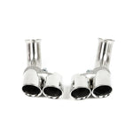 Fabspeed Deluxe Quad-Style Tips - Short for Porsche 996 Carrera 1999-2004