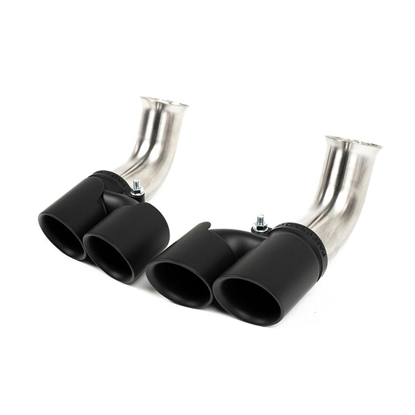 Fabspeed Deluxe Quad-Style Tips - Short for Porsche 996 Carrera 1999-2004