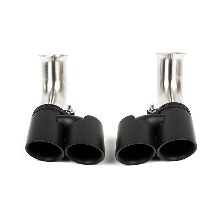 Fabspeed Deluxe Quad-Style Tips - Short for Porsche 996 Carrera 1999-2004