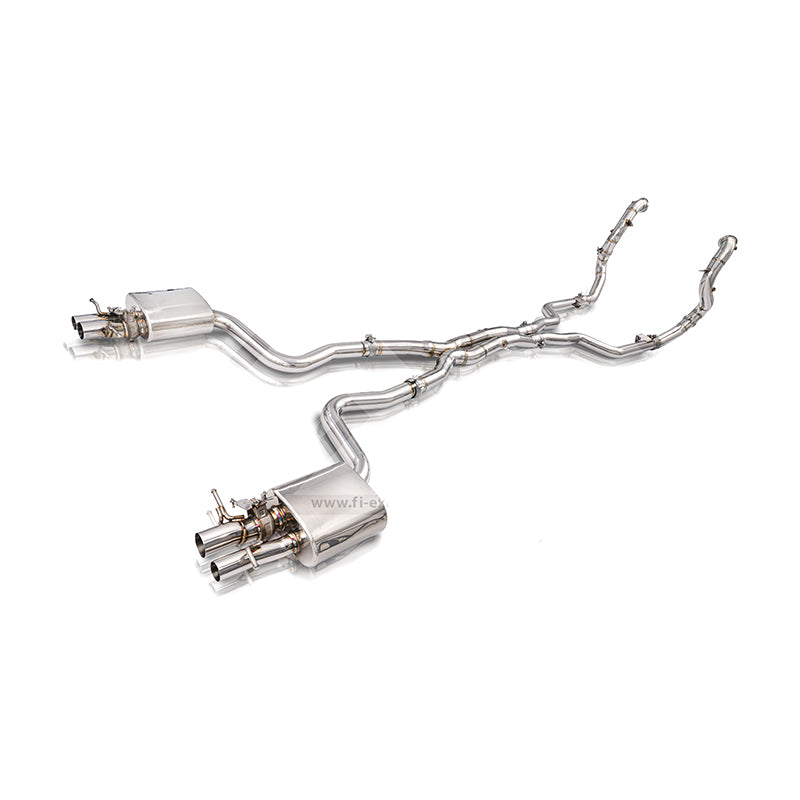 FI Exhaust Ultra High Flow Catless Downpipe For Mercedes Benz W205 AMG C63s 2012-2020