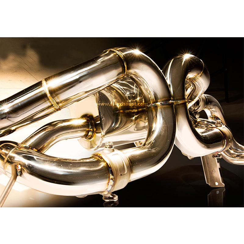 FI Exhaust Long Tube Catless Header SS For Lamborghini Gallardo LP560-4 2008-2020