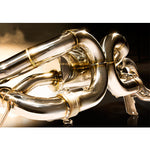 FI Exhaust Long Tube Catless Header SS For Lamborghini Gallardo LP560-4 2008-2020