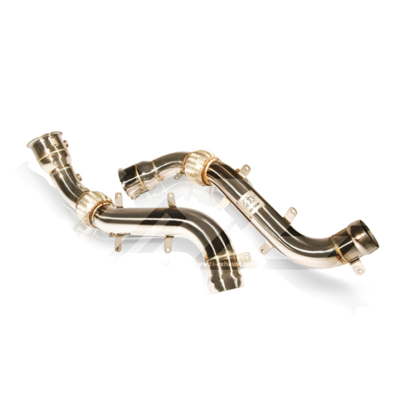 FI Exhaust Non Valve Axleback Exhaust System For McLaren MP4 12C 2011-2014