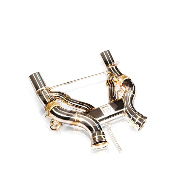 FI Exhaust Non Valve Axleback Exhaust System For McLaren MP4 12C 2011-2014