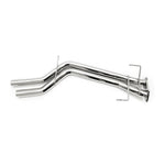 Fabspeed Secondary Cat Bypass Pipes for Porsche 957 Cayenne V6 2008-2010