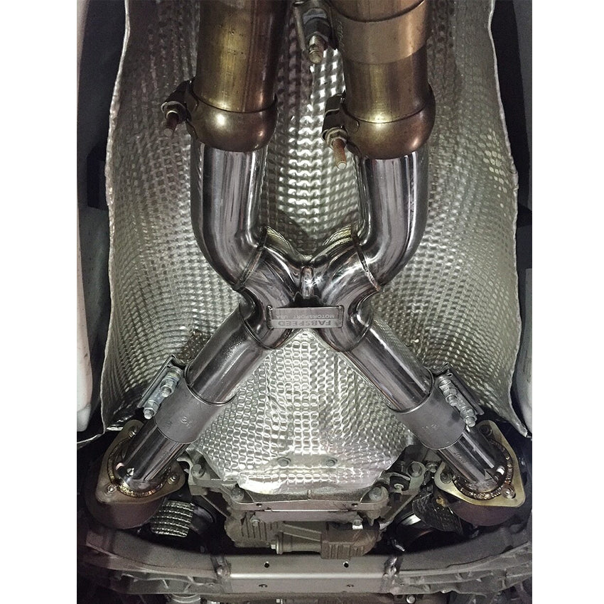 Fabspeed Secondary Cat Bypass X-Pipe for Aston Martin V8 Vantage 2011-2021